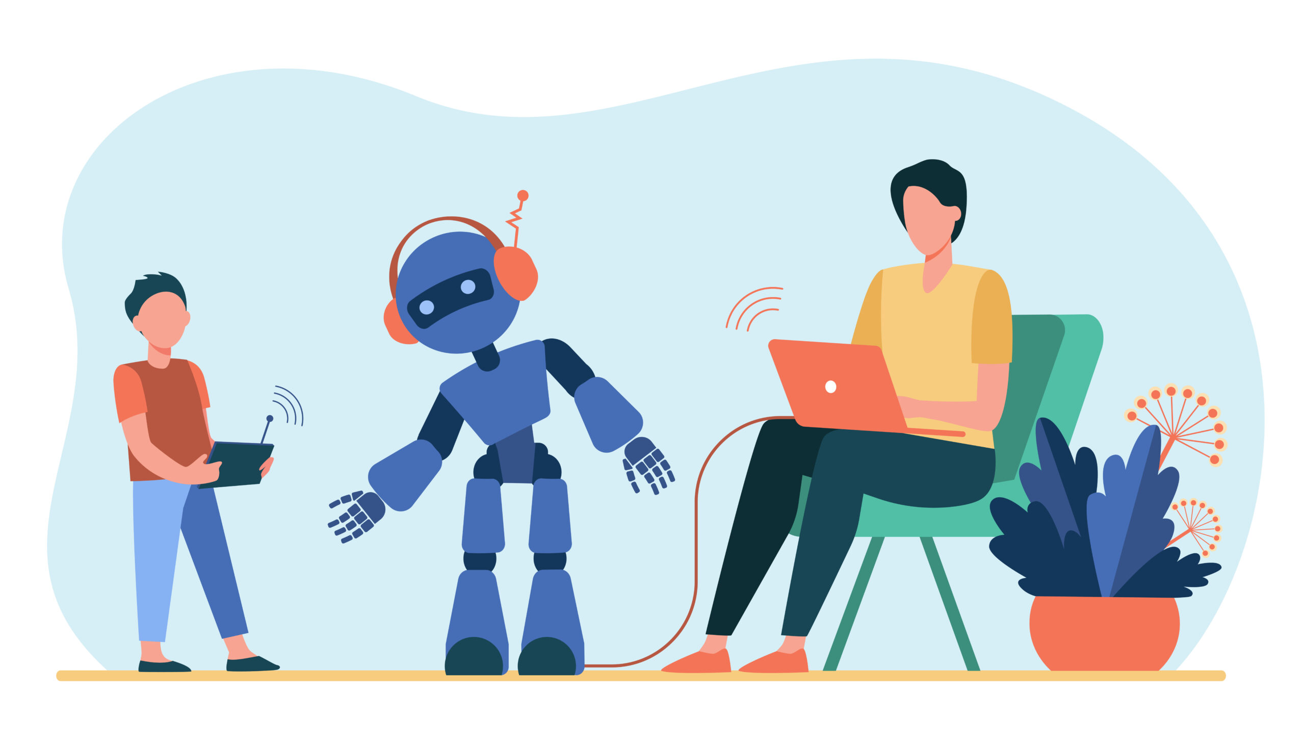 “Entrepreneur exploring AI business ideas 2026 on laptop in modern workspace”